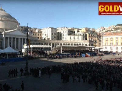 Video. Napoli. L'emozionante giuramento degli Allievi della Scuola Militare 'Nunziatella'